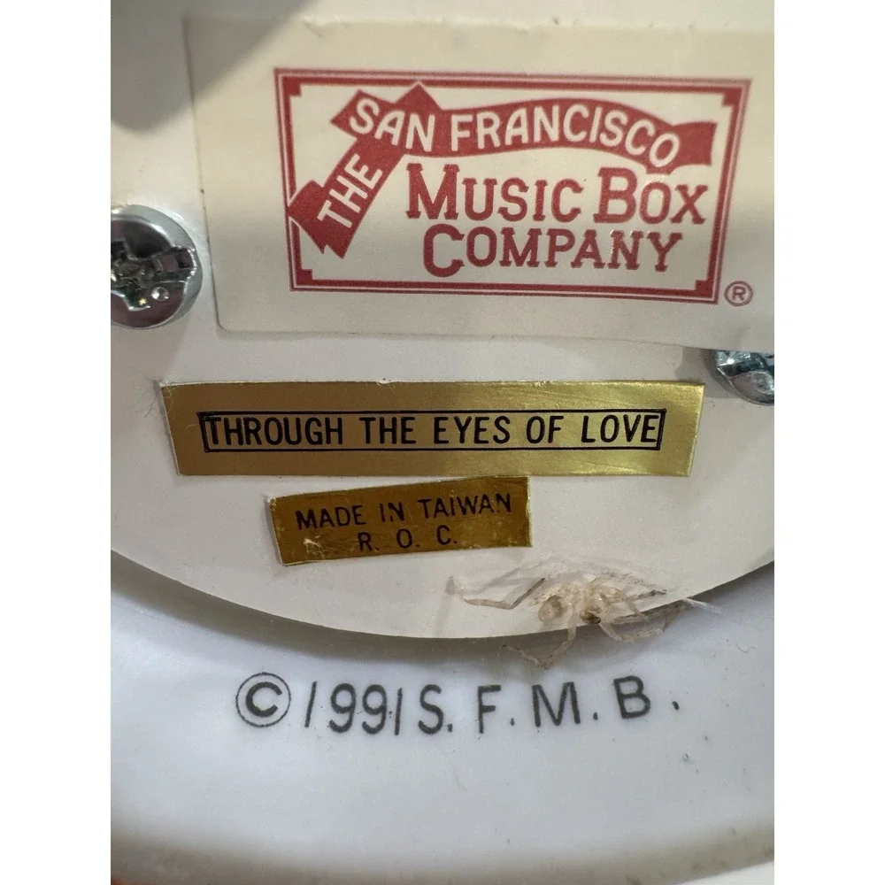 The San Francisco Music Box Vintage Birds 1991 Through The Eyes Of Love